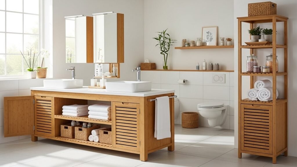 Bamboo Storage Units for Eco-Conscious Organization