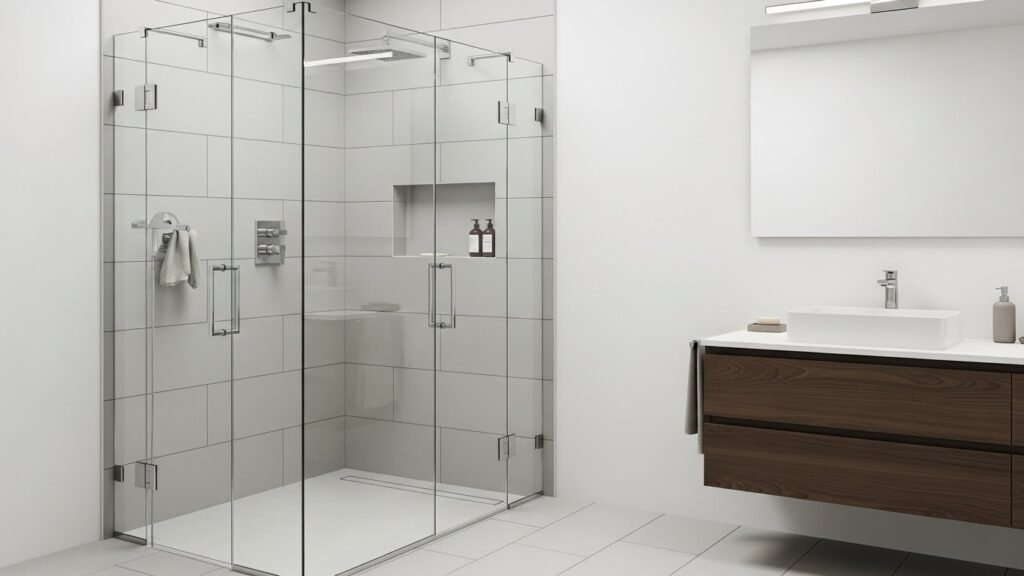 Choose Walk-In Shower that has Clear Glass Doors