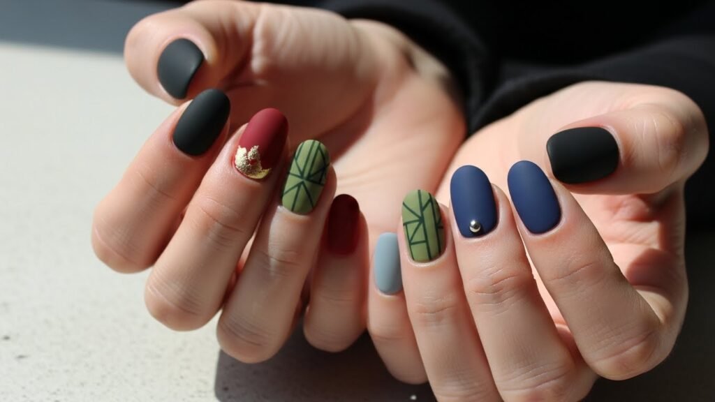 Matte Finish Nail Designs