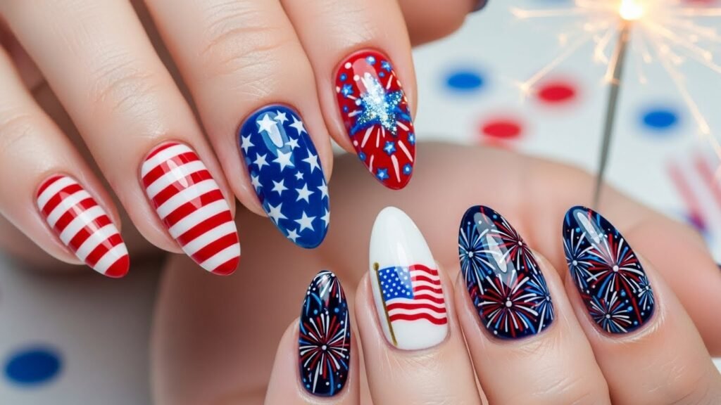4th of July Nail Ideas