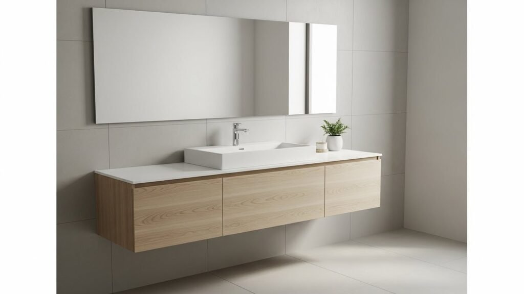 Floating Vanities for a Modern, Airy Feel