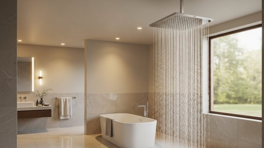 Include Rainfall Showerhead in order to have a Spa-Like Escape.
