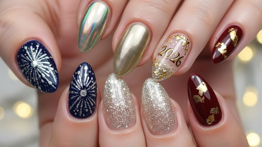 New Year Nail Designs