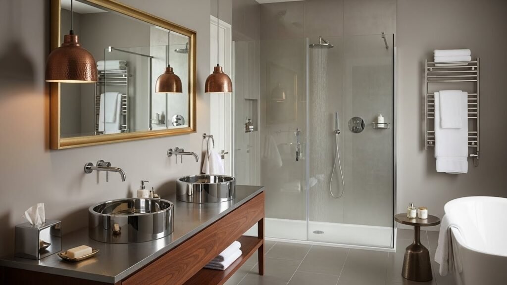 Experiment with Metallic Accents for Subtle Shine