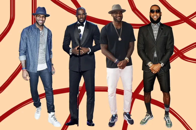 The Evolution of LeBron James outfits Style Across Different Eras